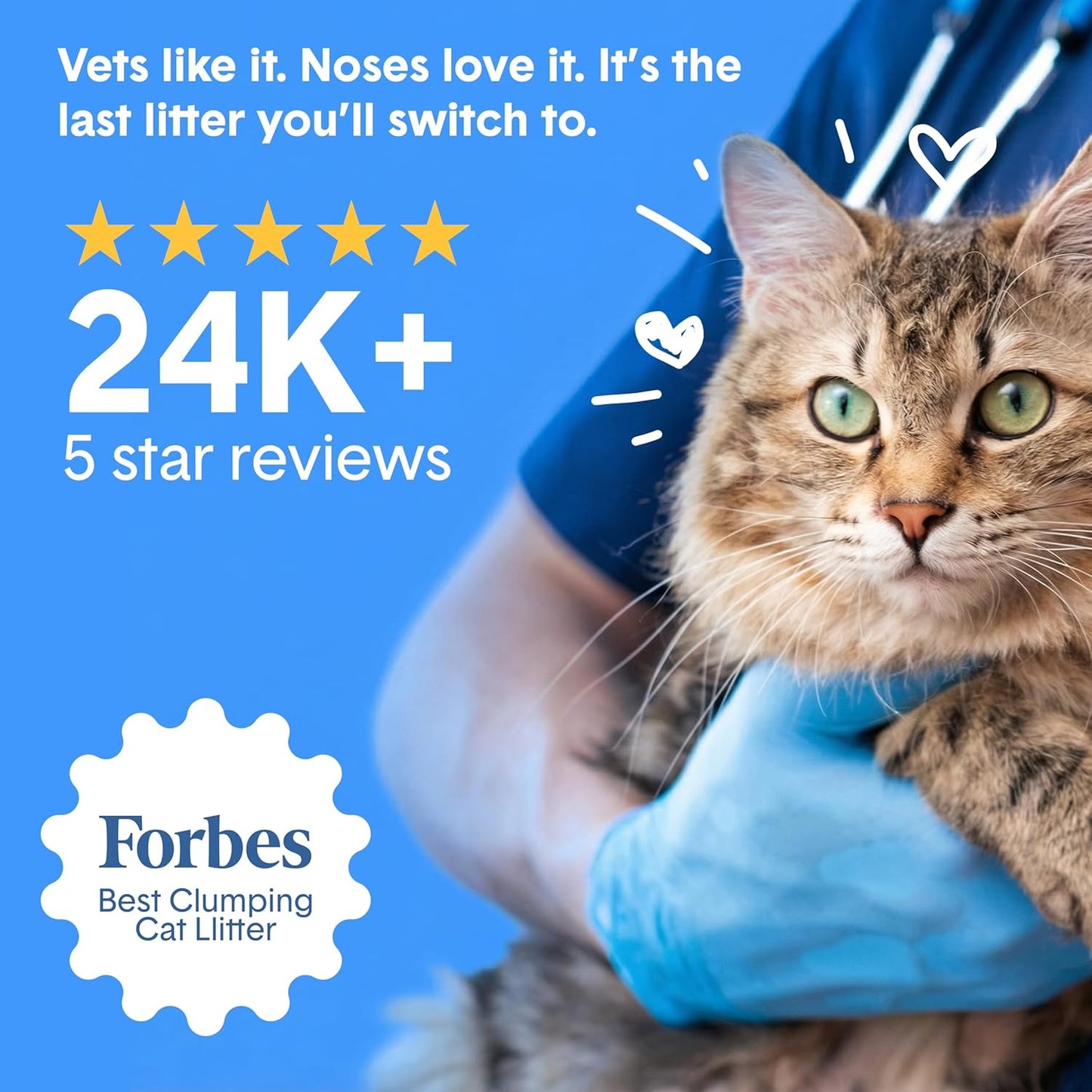 Boxie Probiotic Cat Litter, 40 Day Odor Control, Clumping Clay Kitty Litter