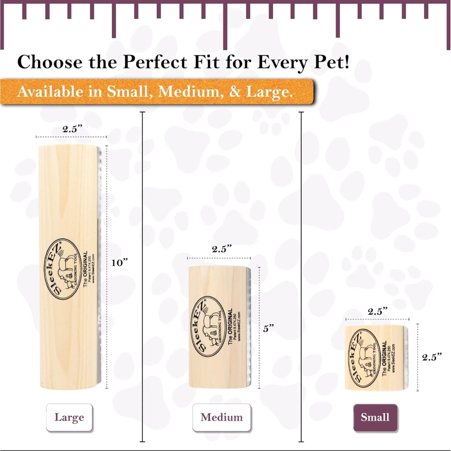 SleekEZ Cat Brush for Shedding