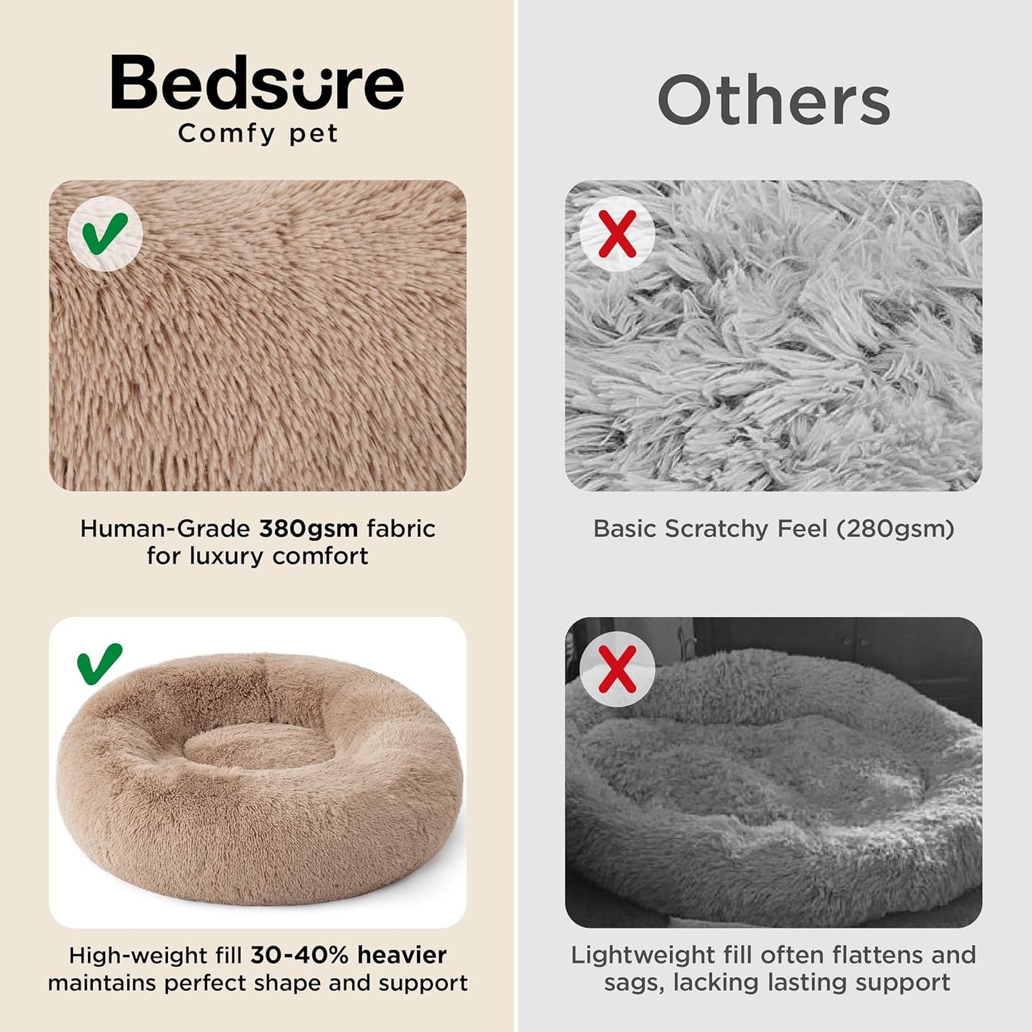 Bedsure Calming Cat Beds