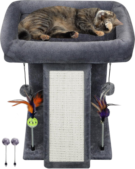 TWDEPART Cat Tree Tower with Cat Scratching Post