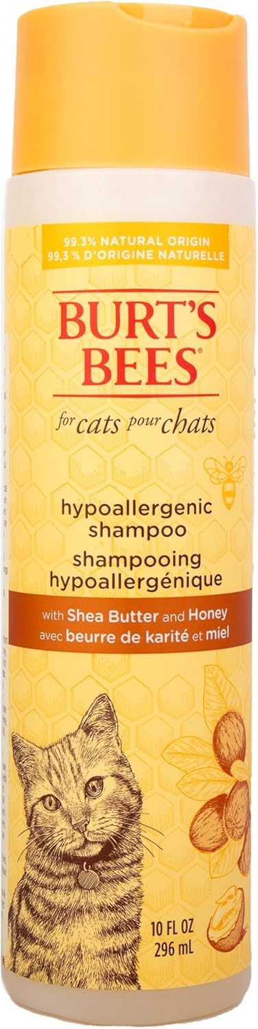Burt’s Bees for Pets Hypoallergenic Cat Shampoo with Shea Butter and Honey