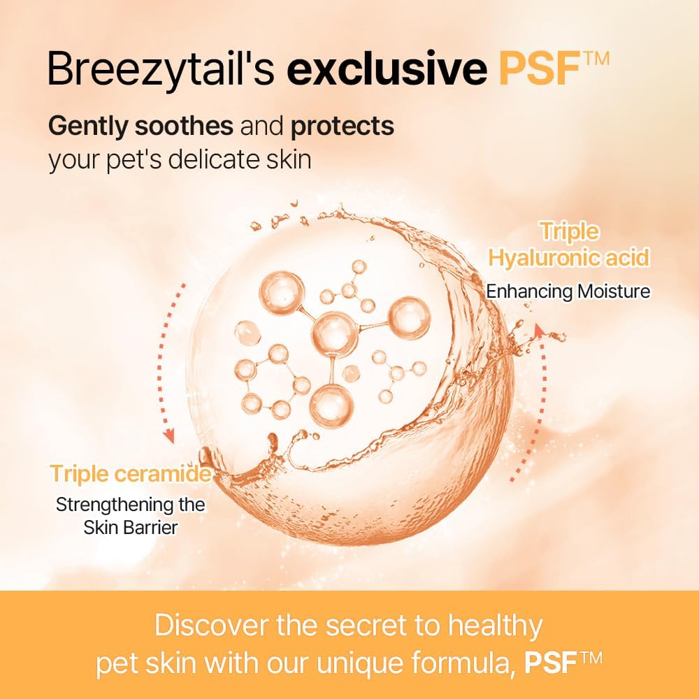 Breezytail PetO’Cera All-in-One Cat Itch Relief Shampoo and Conditioner