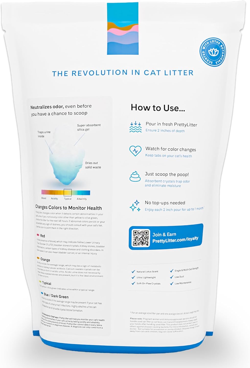 PrettyLitter Health Monitoring Cat Litter