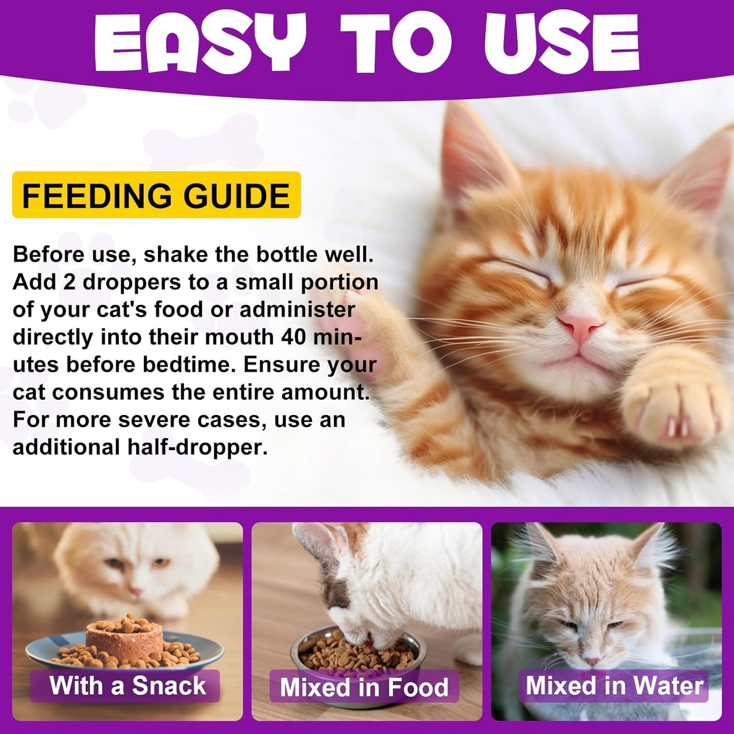 Melatonin for Cats - Cat Calming Treats for Grooming & Anxiety