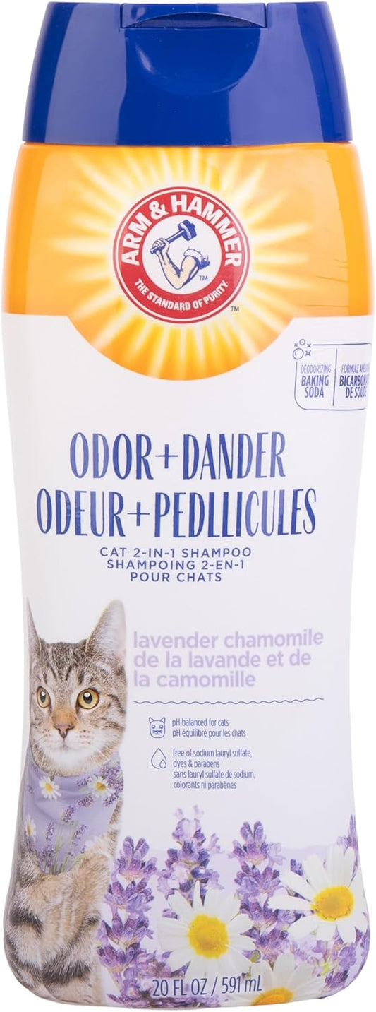 Arm & Hammer 2-in-1 Deodorizing & Dander Reducing Shampoo for Cats