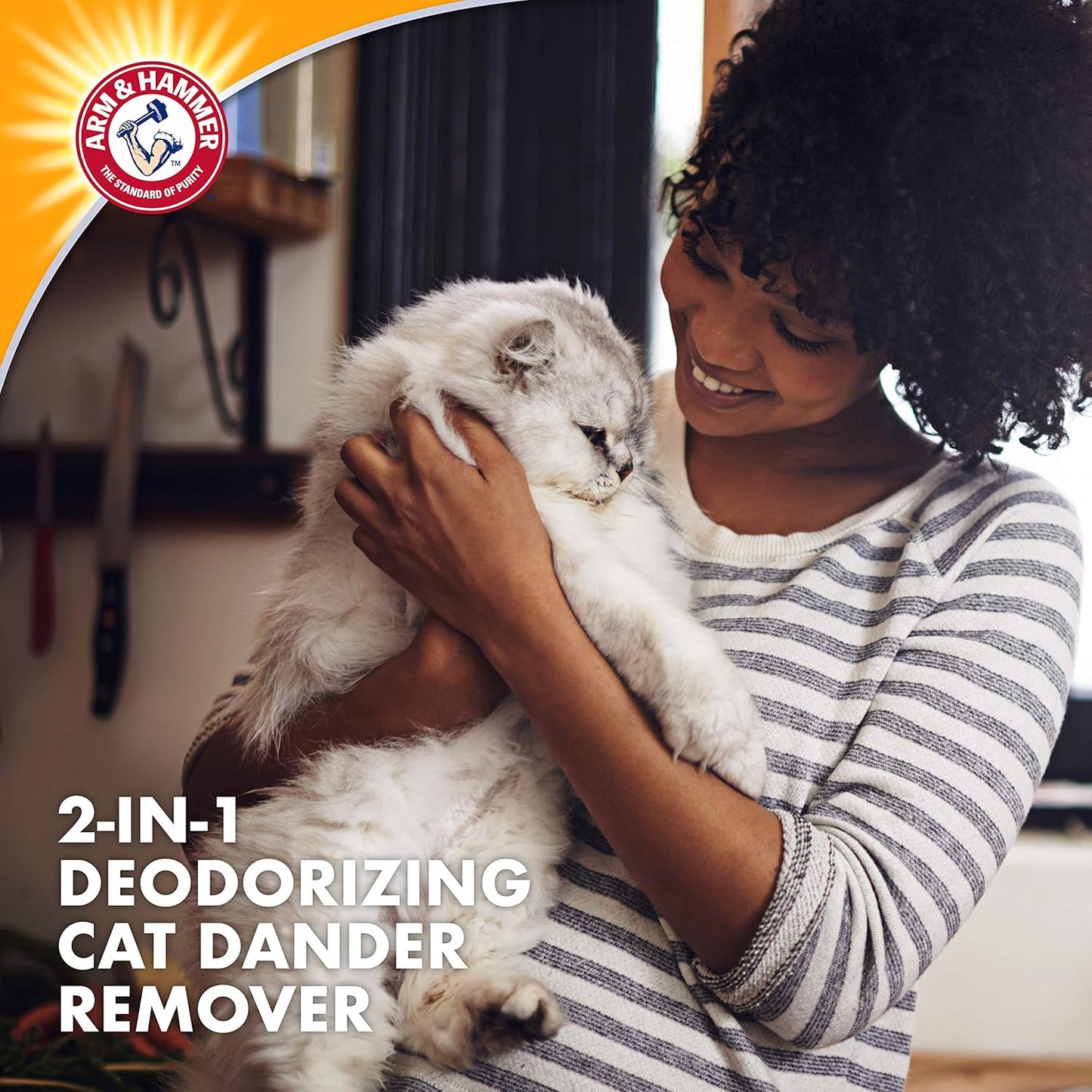 Arm & Hammer 2-in-1 Deodorizing & Dander Reducing Shampoo for Cats