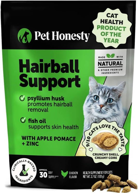 Cat Hairball Support Crunchy & Creamy Chews