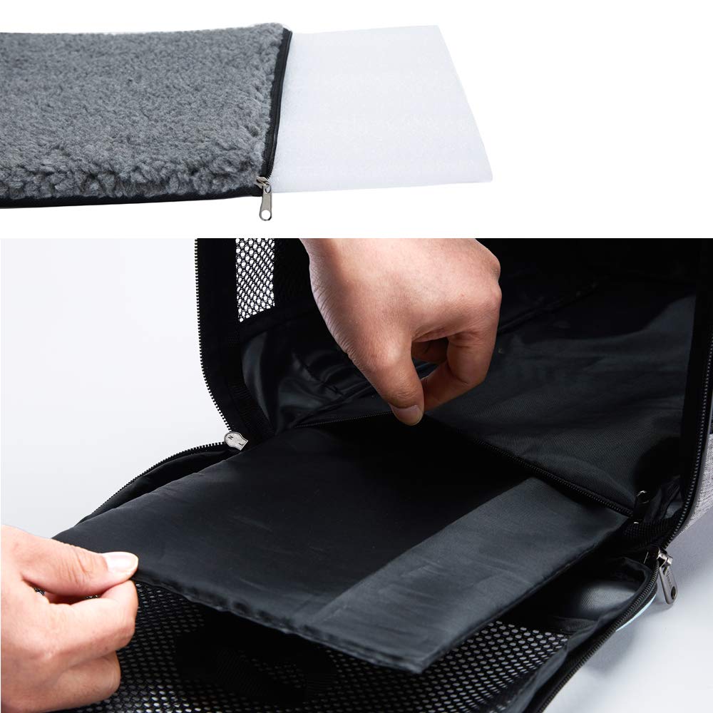 Vceoa Soft-Sided Pet Carrier – Cat & Dog Travel Carrier for Pets up to 16 lbs